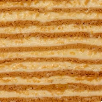 Real cake layers: Honeycake