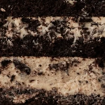 Real cake layers: Oreo